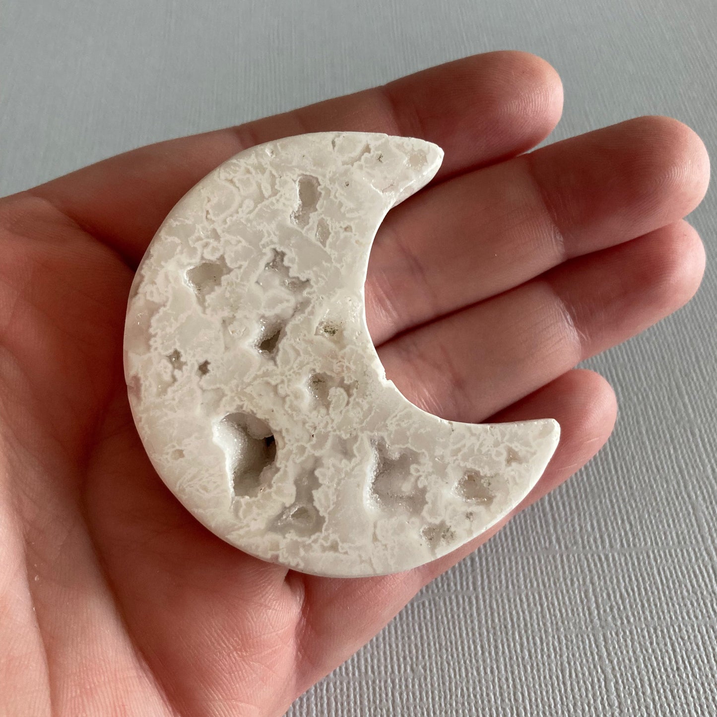 Snow Agate Moons - Star-Crossed Stones