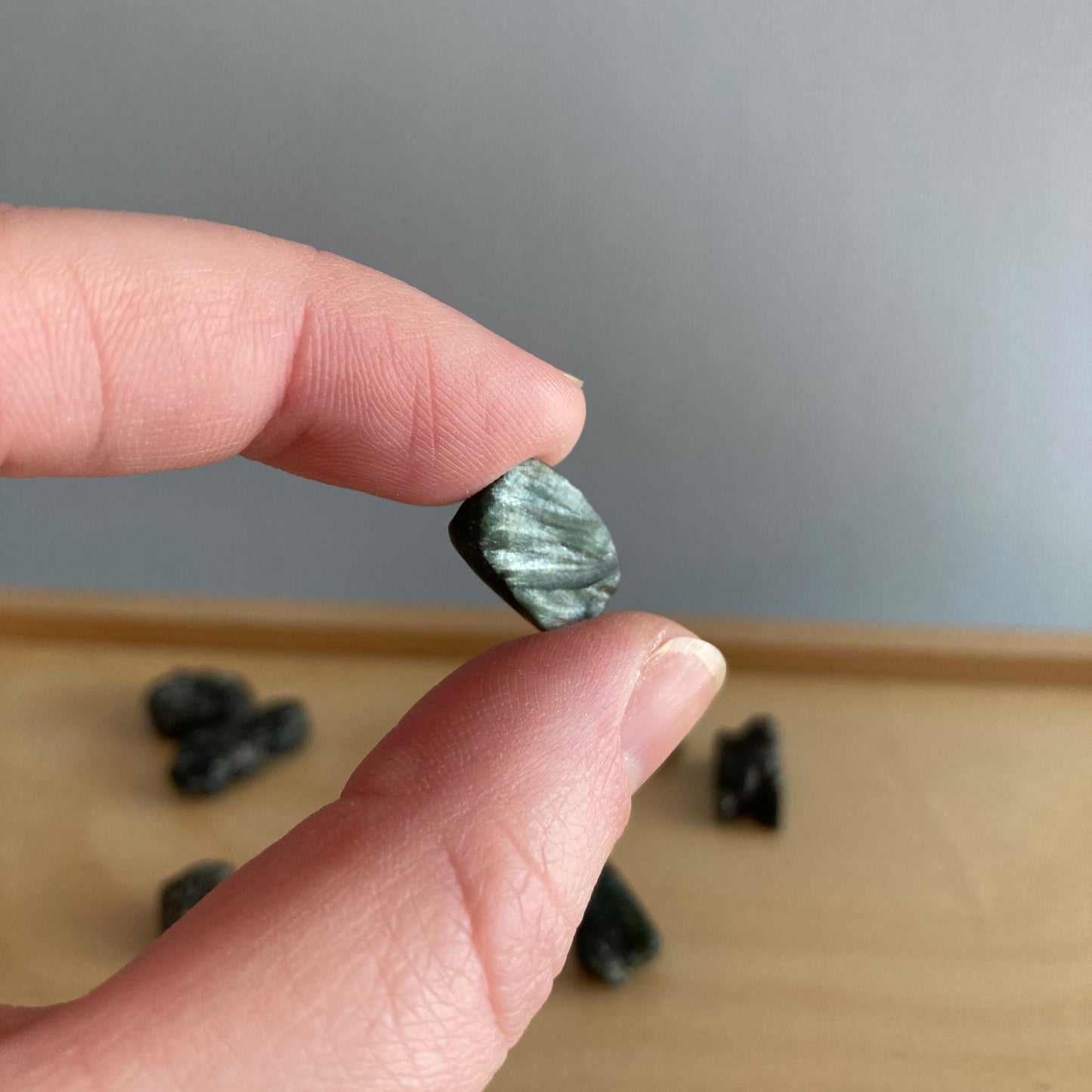 Seraphinite Chips - Star-Crossed Stones