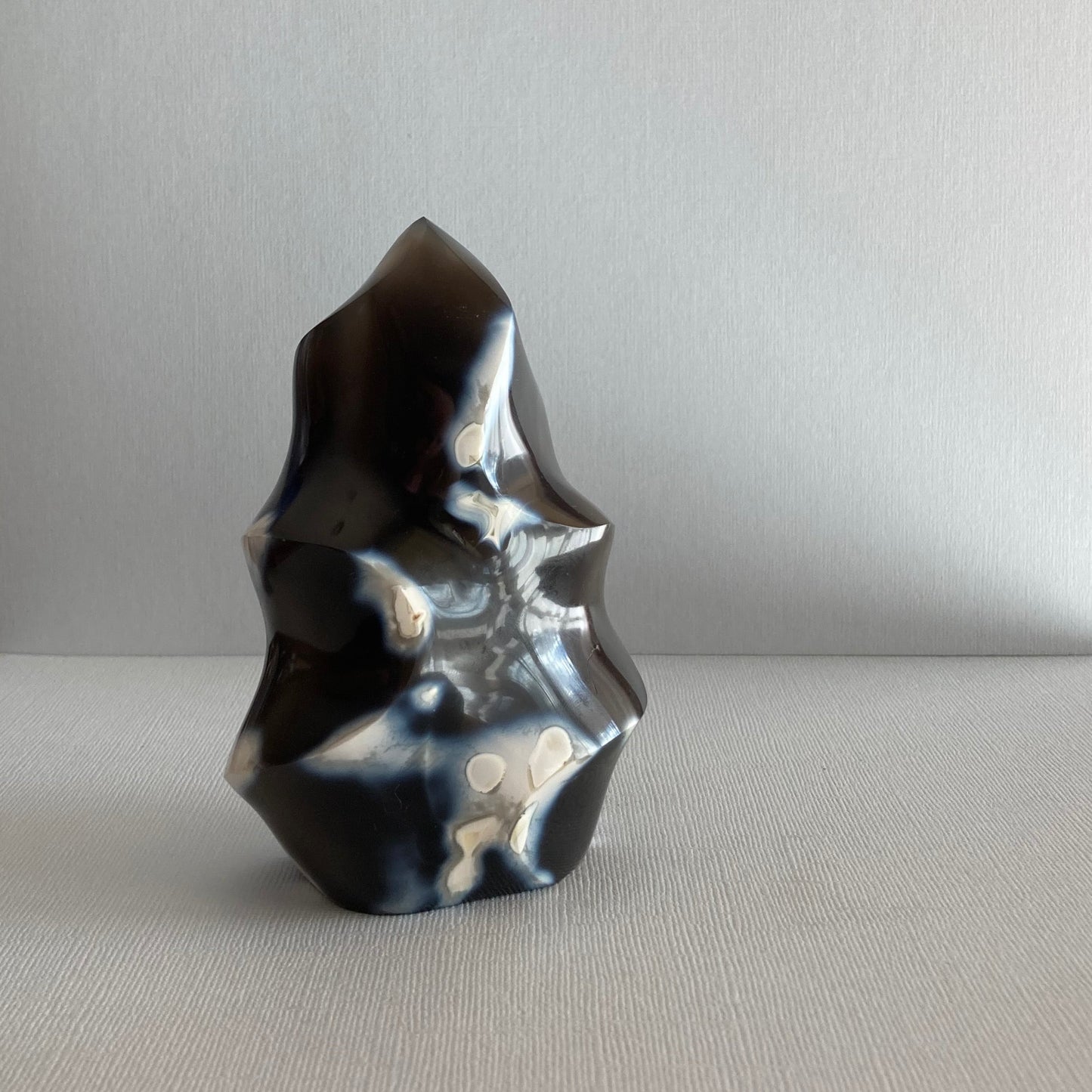 Orca Agate Flame - 118mm - Star-Crossed Stones