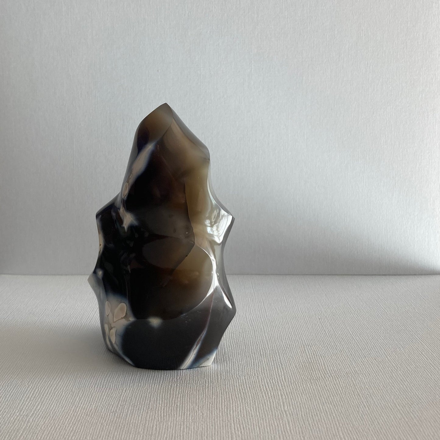 Orca Agate Flame - 118mm - Star-Crossed Stones