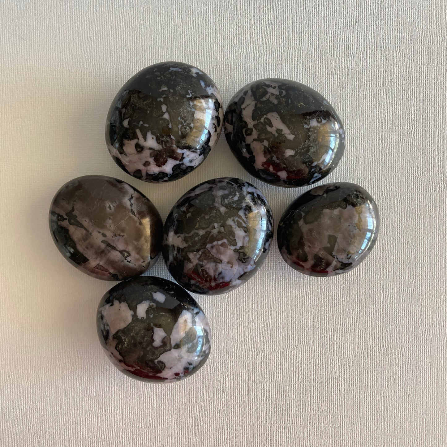 Indigo Gabbro / Mystic Merlinite Palms - Star-Crossed Stones