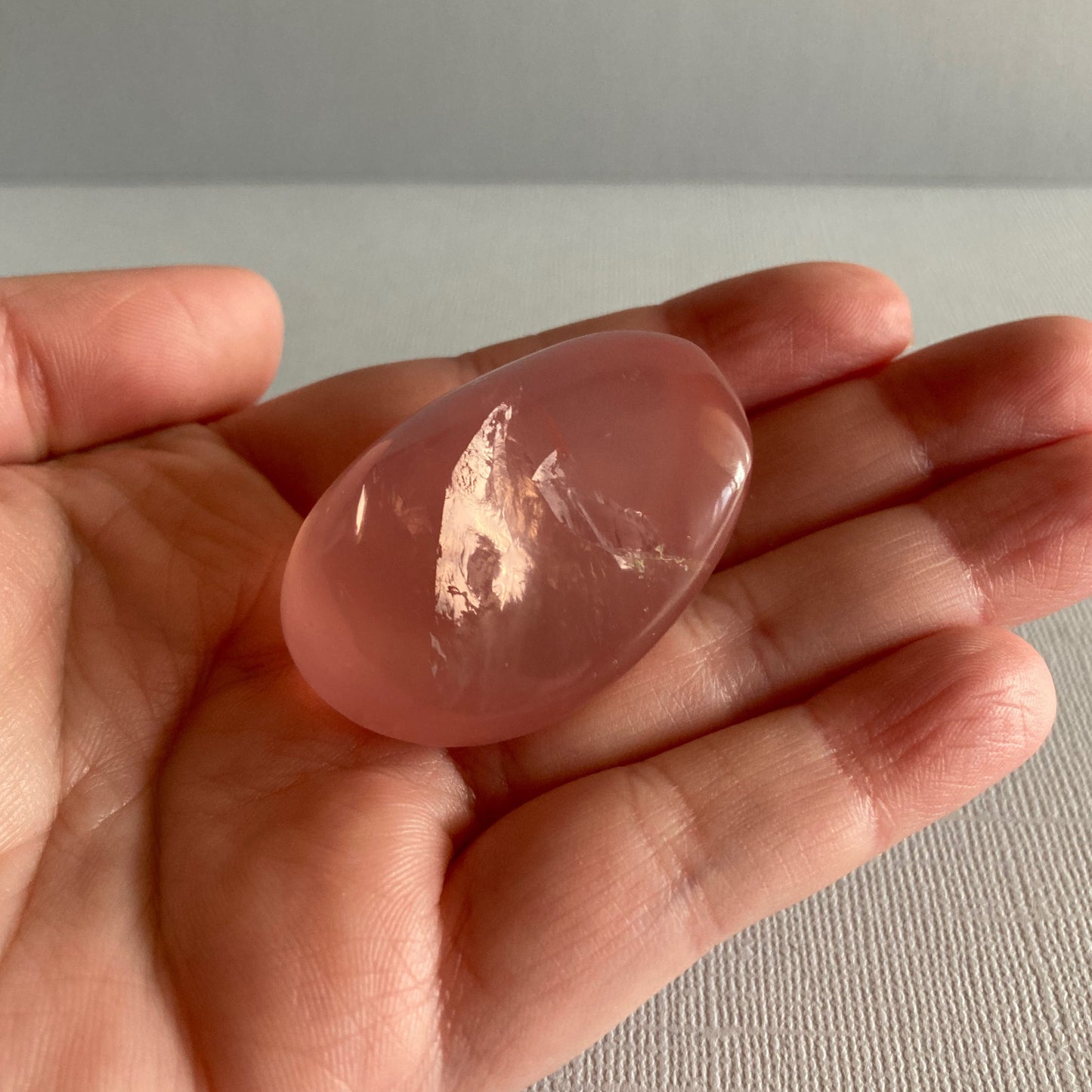 Star Rose Quartz Palms - Star-Crossed Stones