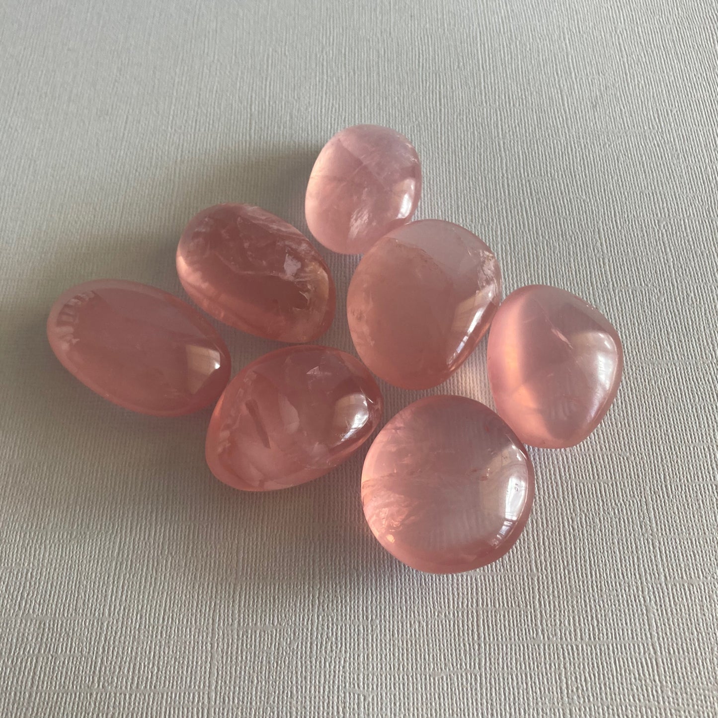 Star Rose Quartz Palms - Star-Crossed Stones