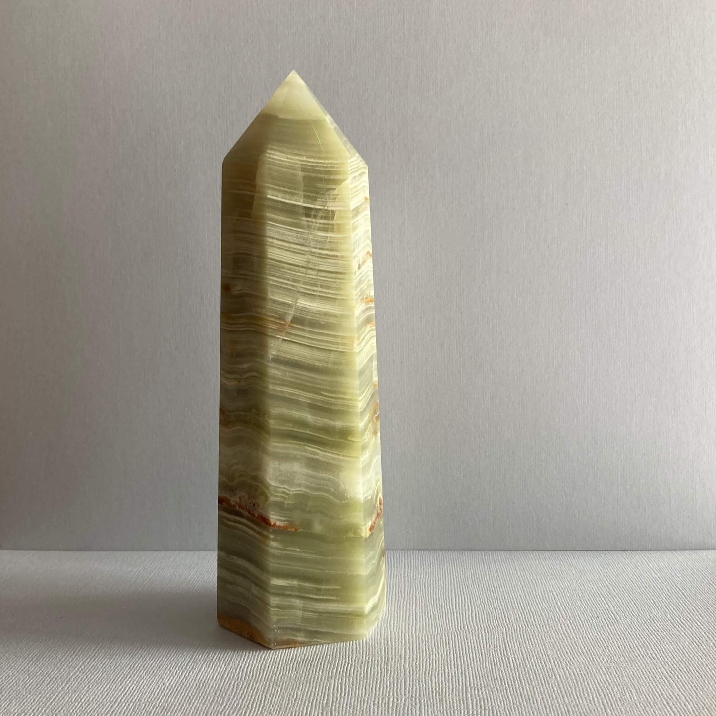 Afghan Jade / Green Onyx Tower - 175mm - Star-Crossed Stones
