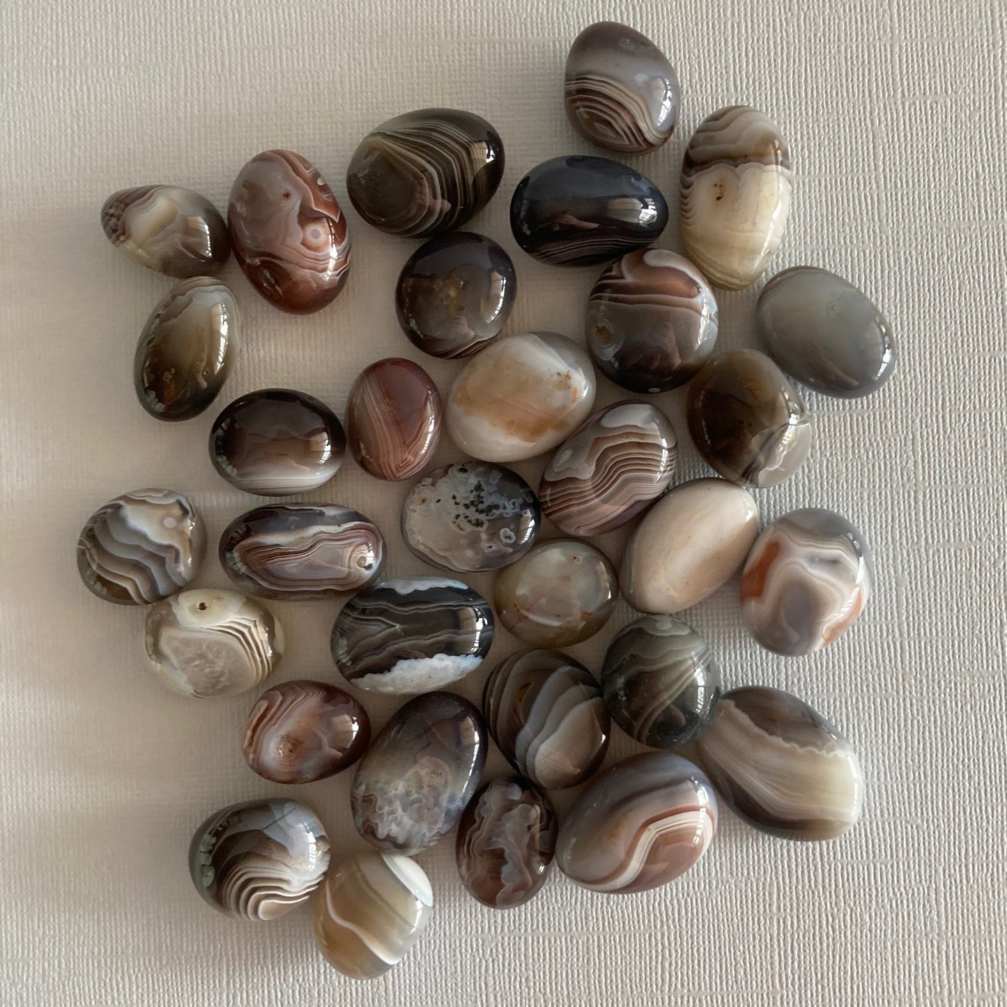 Botswana Agate Tumbles - Star-Crossed Stones