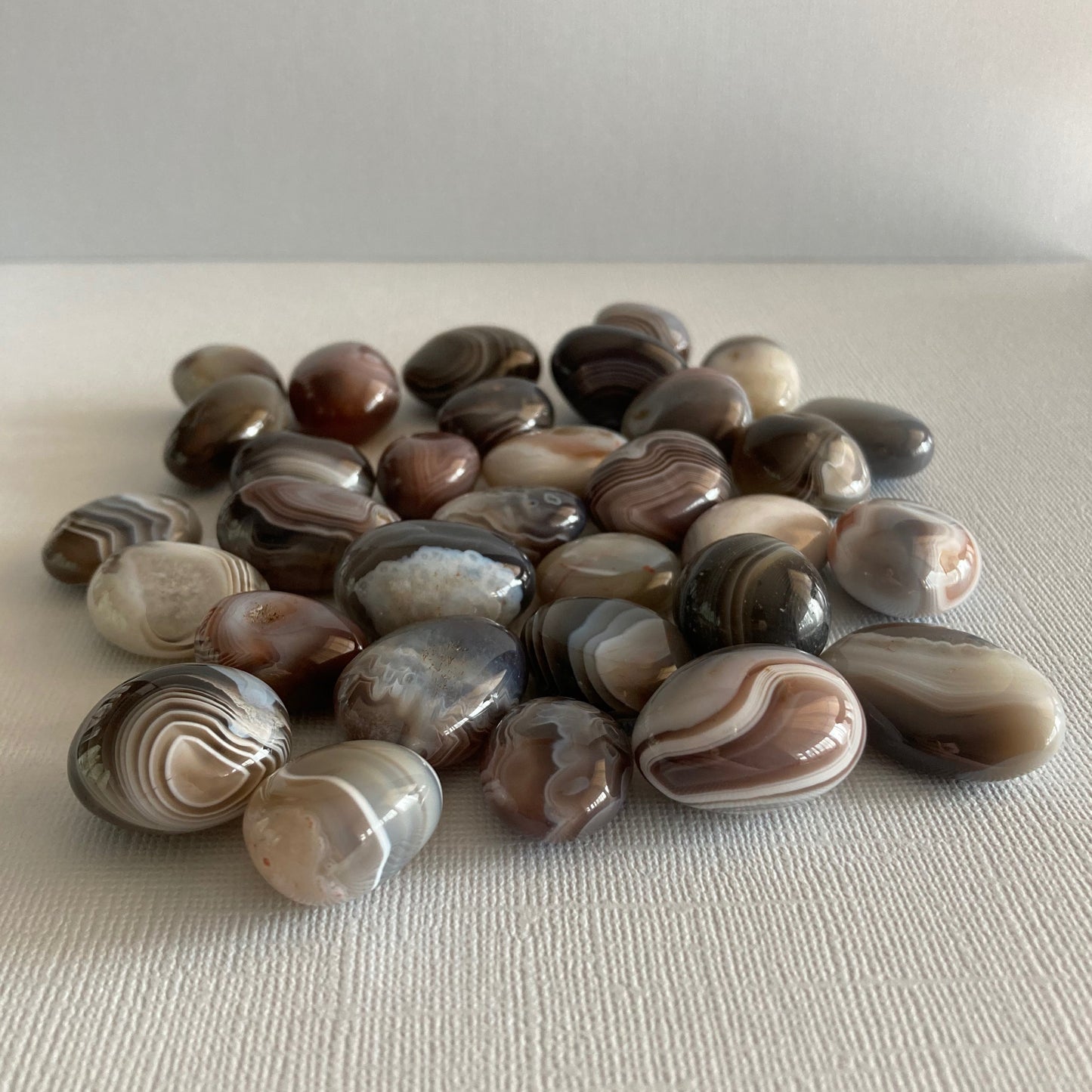 Botswana Agate Tumbles - Star-Crossed Stones