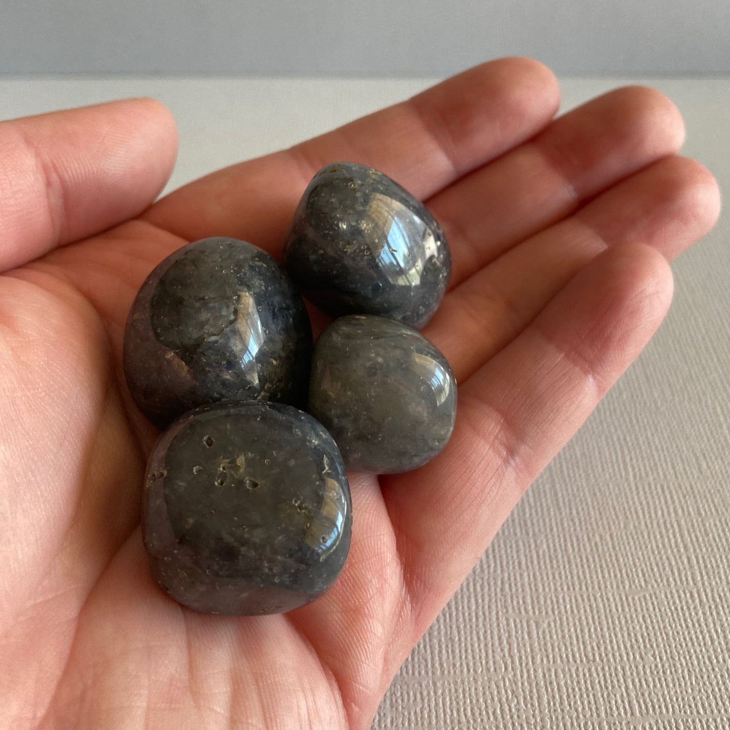Iolite Tumbles - Star-Crossed Stones