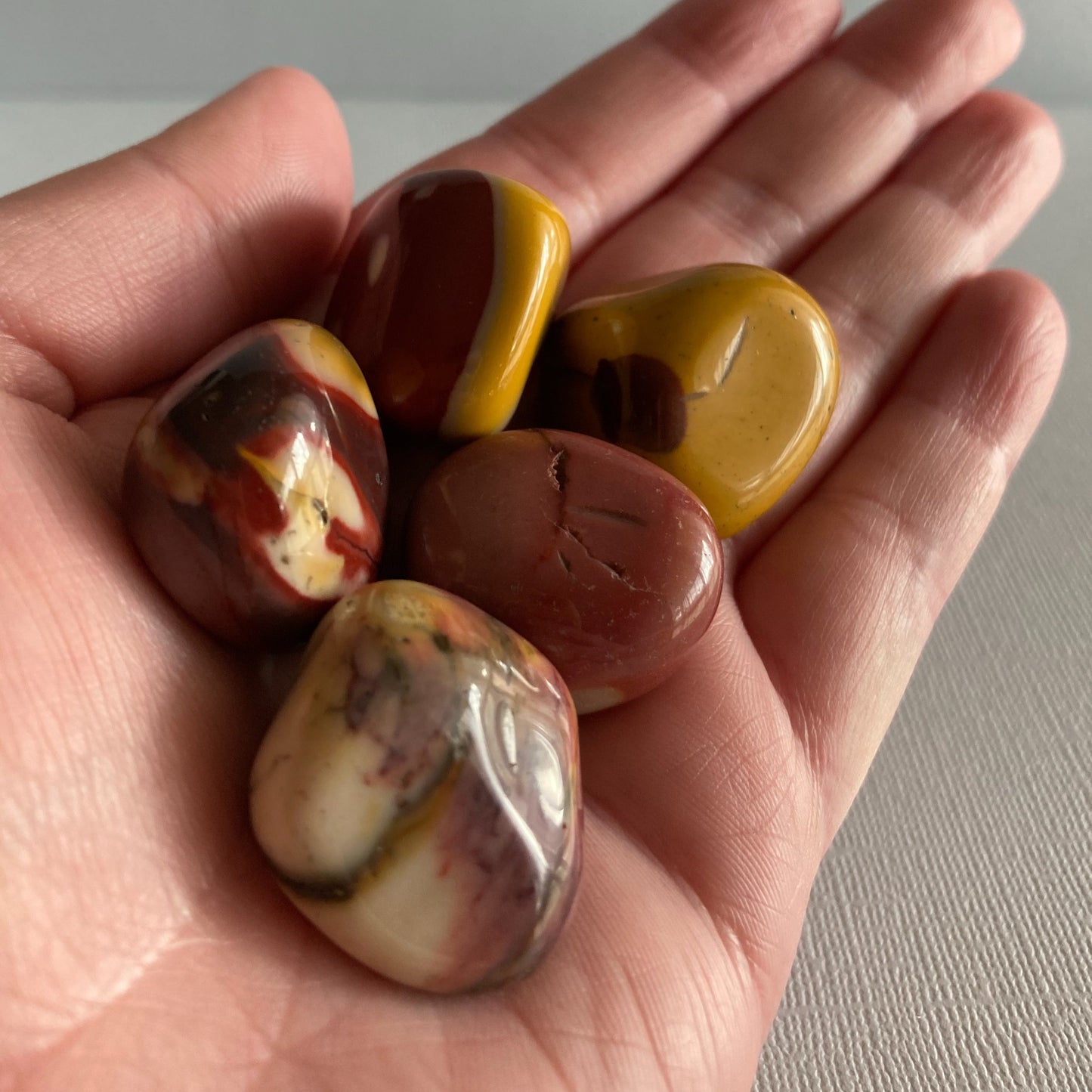Mookaite Tumbles - Star-Crossed Stones