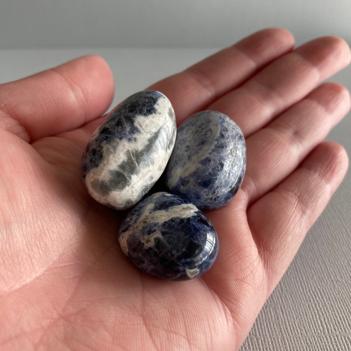 Sodalite Tumbles - Star-Crossed Stones