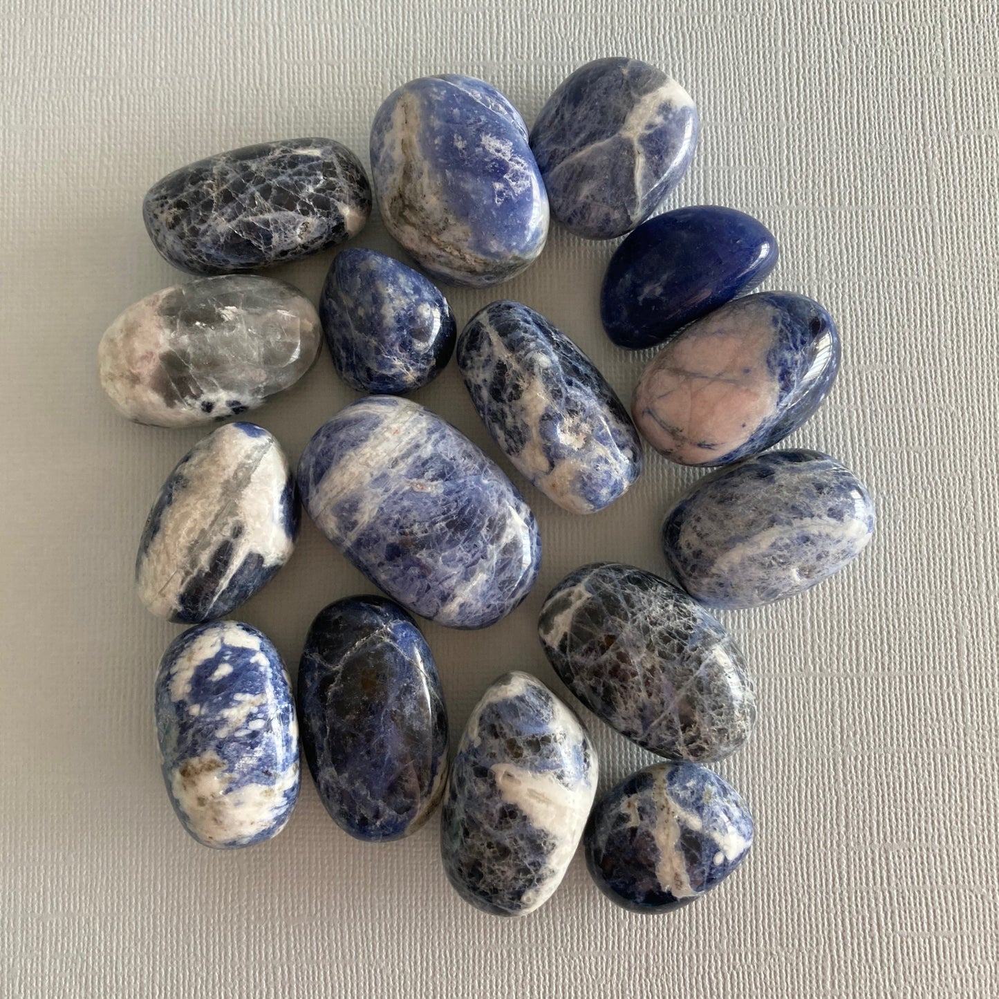 Sodalite Tumbles - Star-Crossed Stones