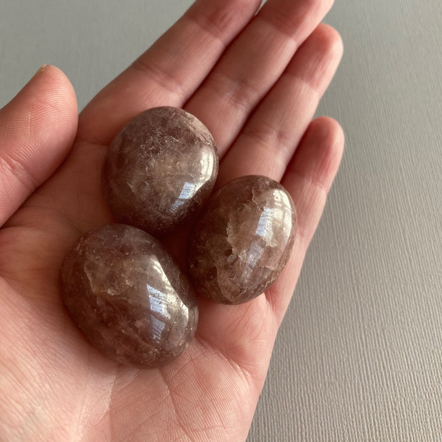 Strawberry Quartz / Red Aventurine Tumbles - Star-Crossed Stones