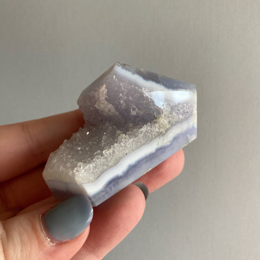 Druzy Blue Lace Agate Freeform - 63g