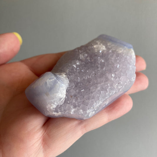 Druzy Blue Lace Agate Freeform - 99g