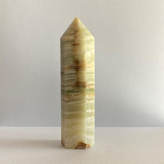 Afghan Jade / Green Onyx Tower - 180mm