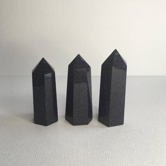 Blue Goldstone / Blue Sandstone Towers - Small