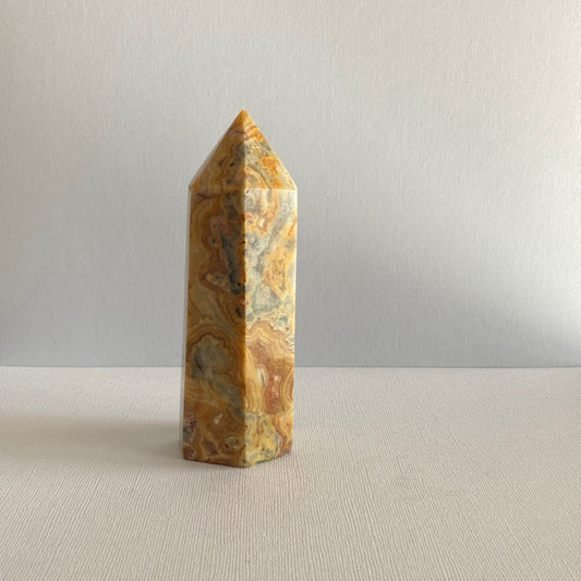 Crazy Lace Agate Tower - 125mm