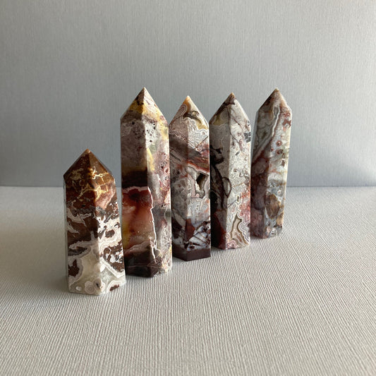 Mexican Lace Agate Towers