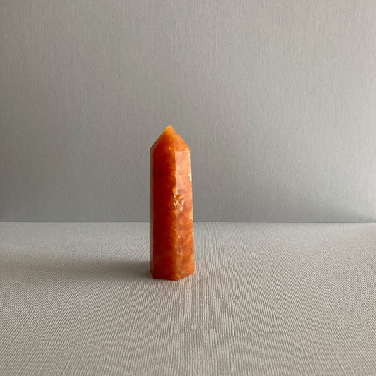 Orange Calcite Tower - 85mm