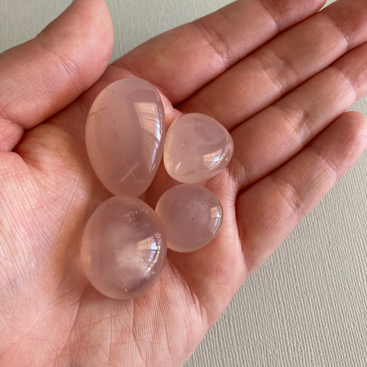 Pink Chalcedony Tumbles