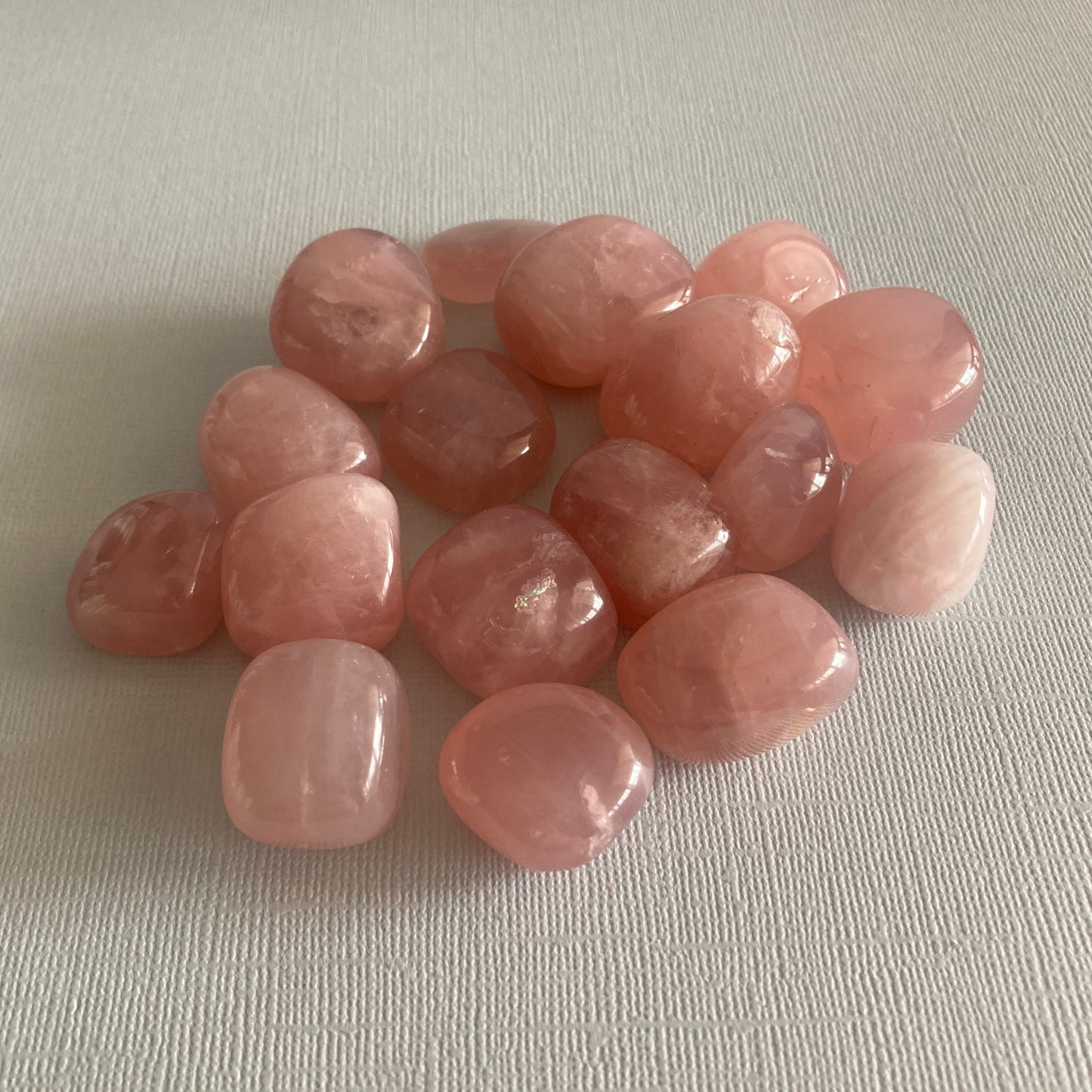 Rose Quartz Tumbles - Star-Crossed Stones