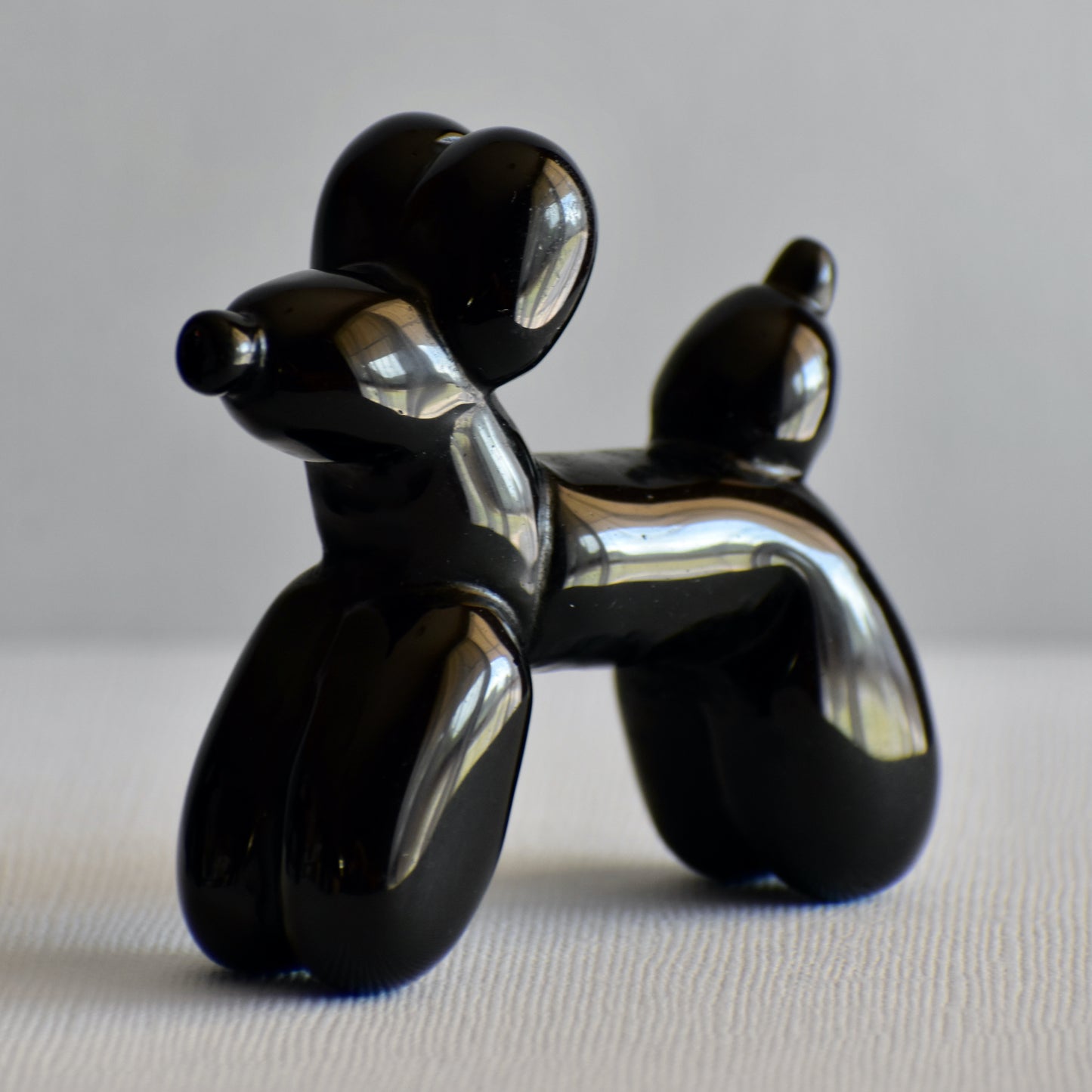 Black Obsidian Balloon Dogs