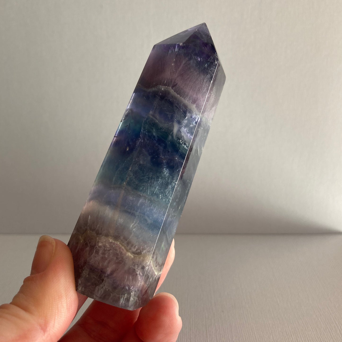 Blue Fluorite Tower - 95mm