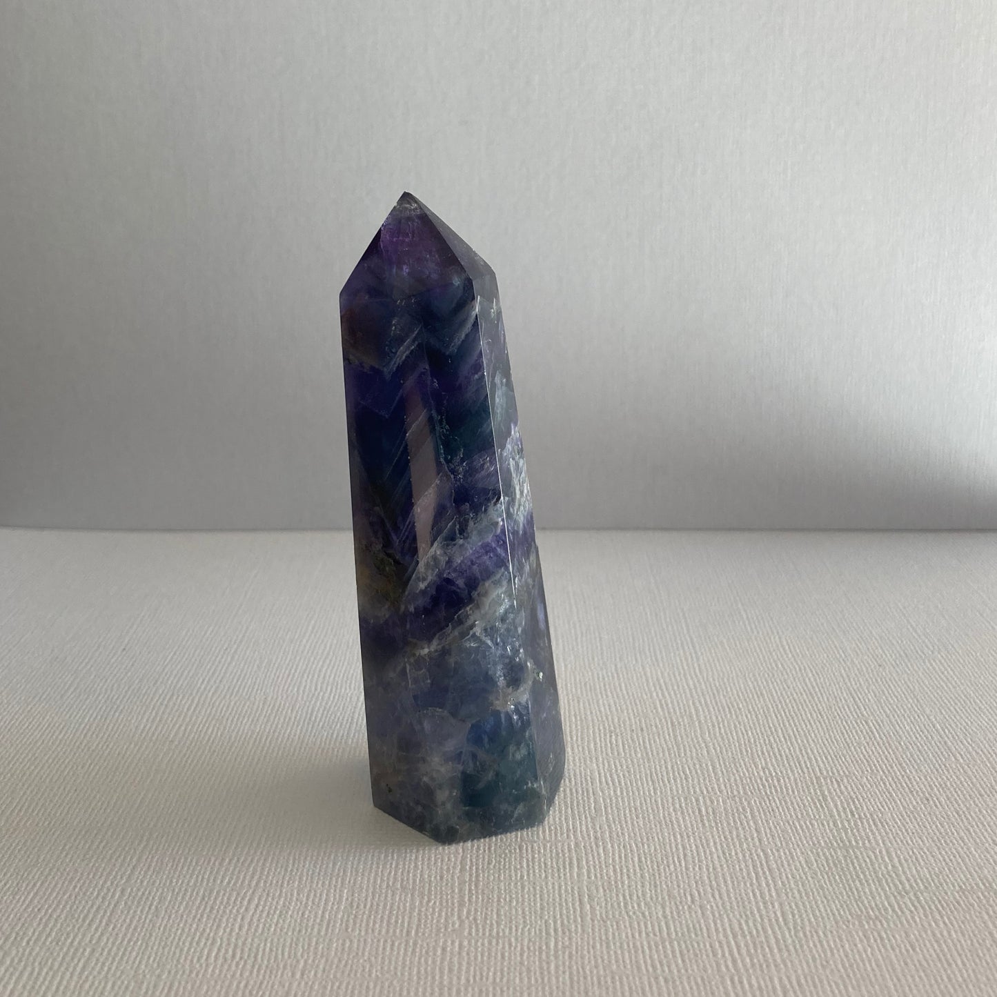 Blue Fluorite Tower - 100mm