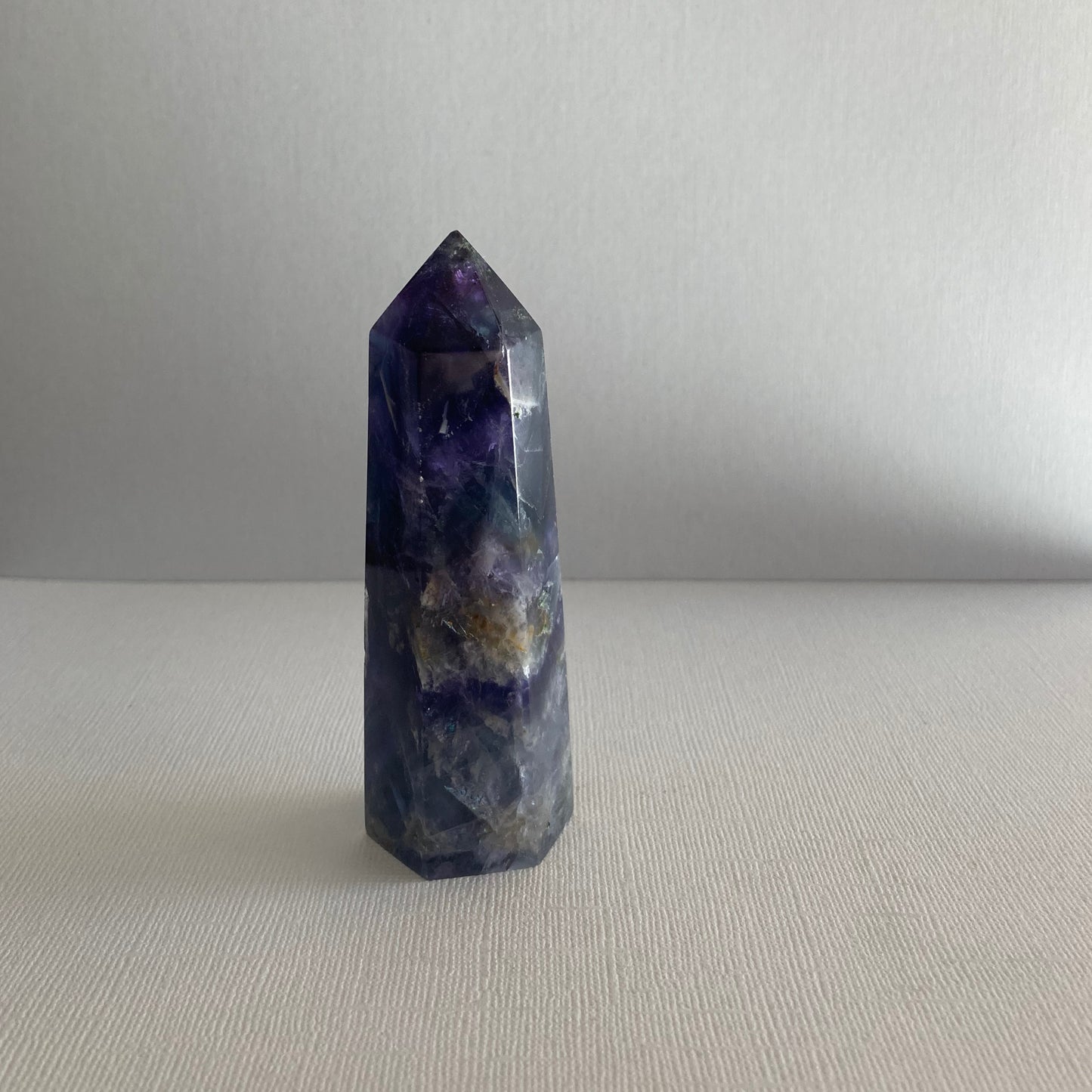 Blue Fluorite Tower - 100mm