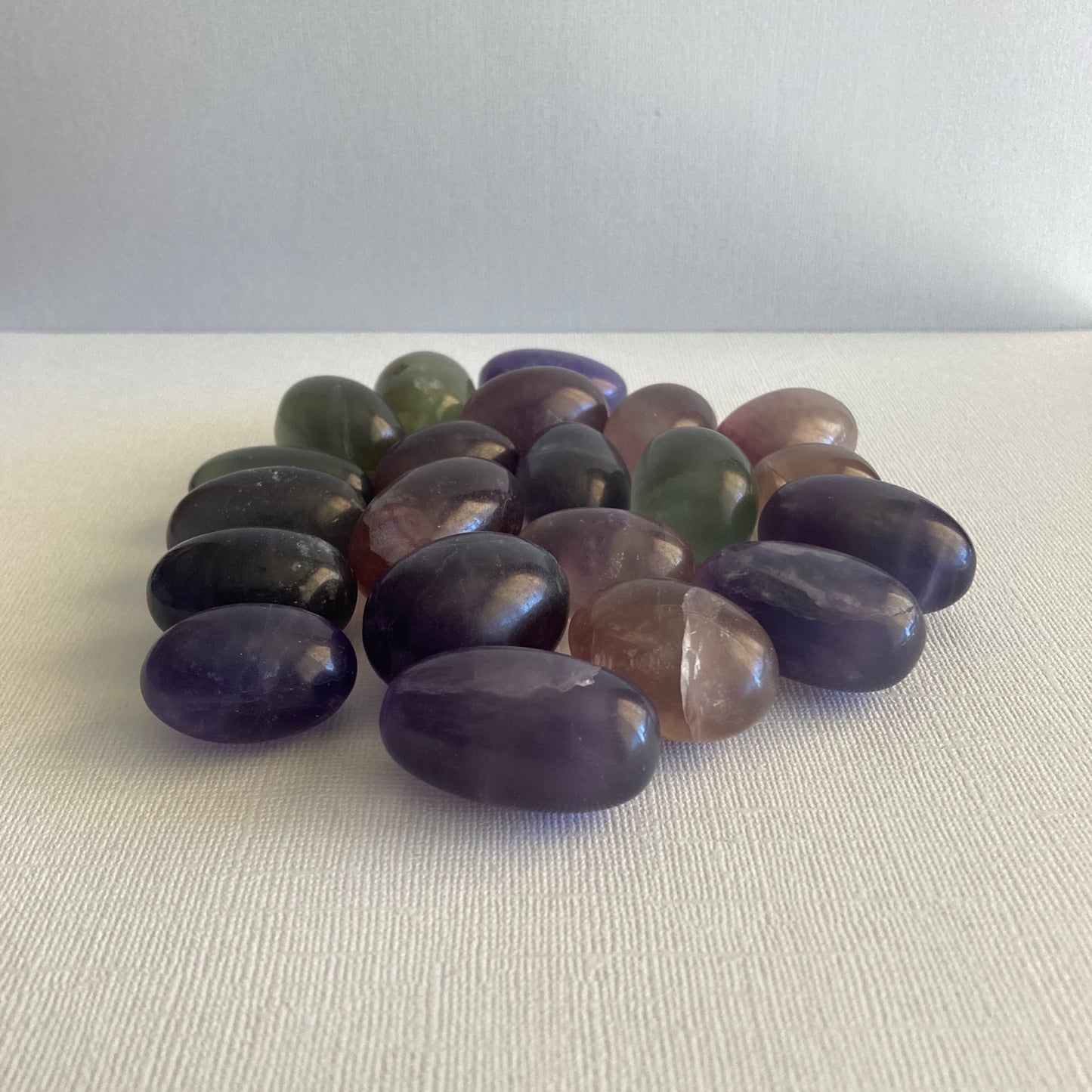 Rainbow Fluorite Tumbles