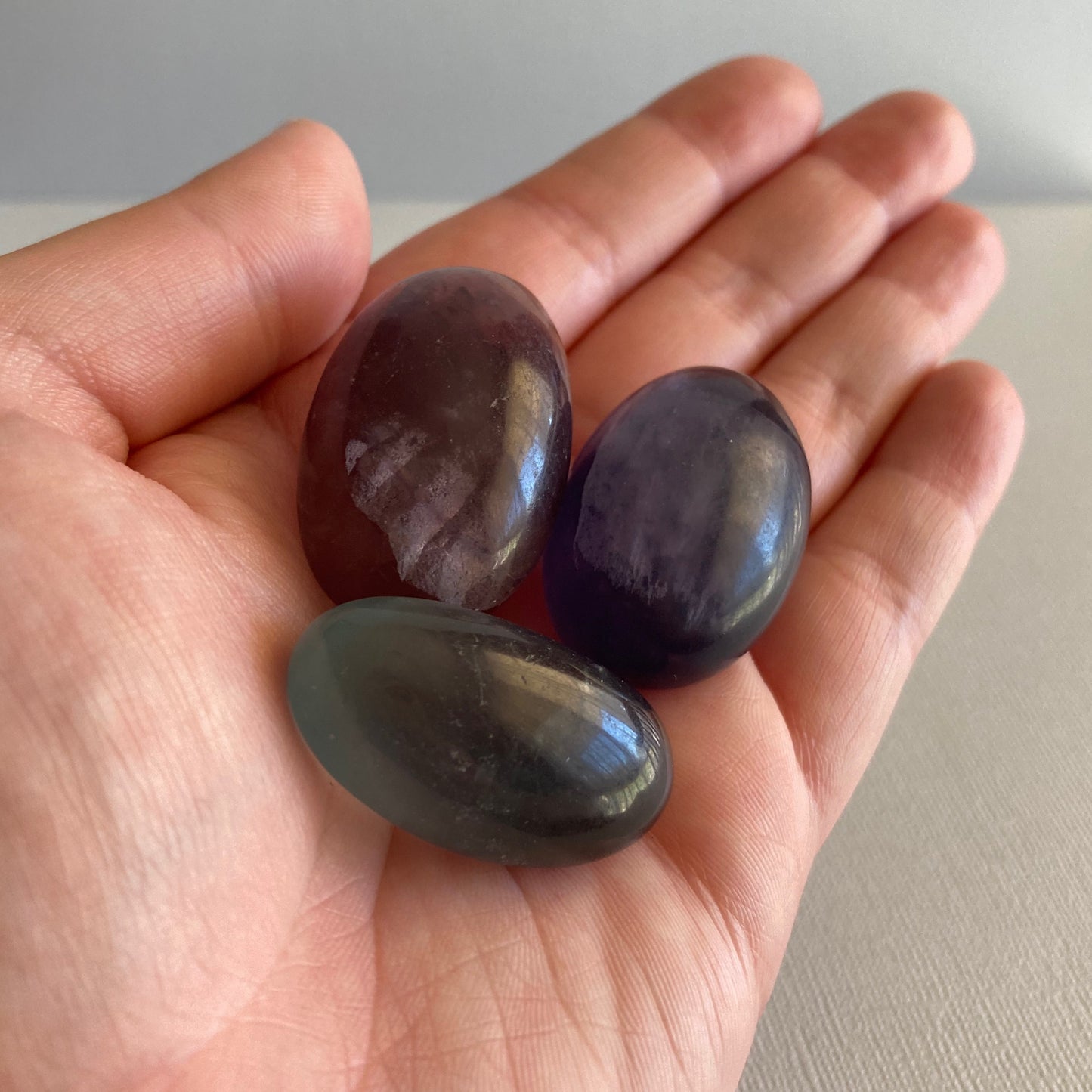 Rainbow Fluorite Tumbles