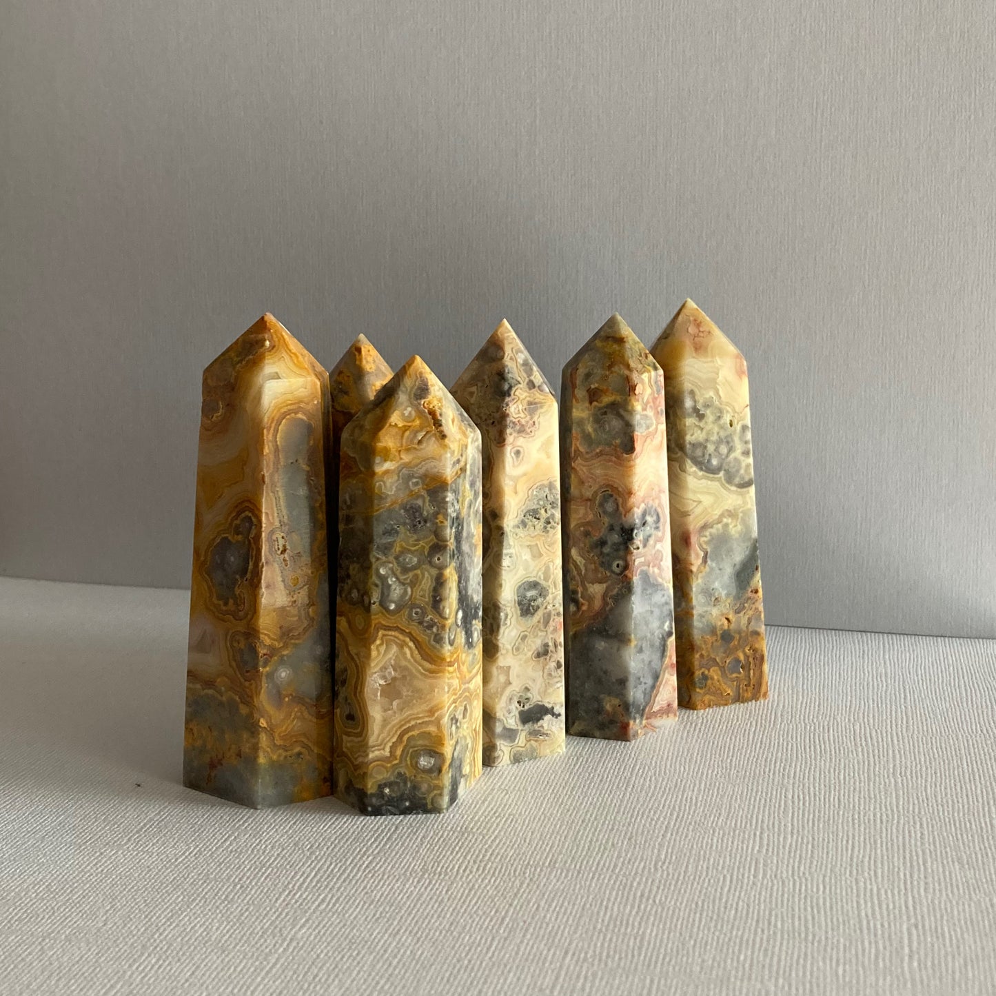 Crazy Lace Agate Towers - Short