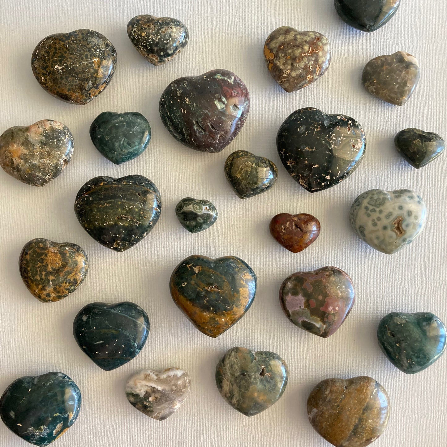 Bubble Ocean Jasper Hearts