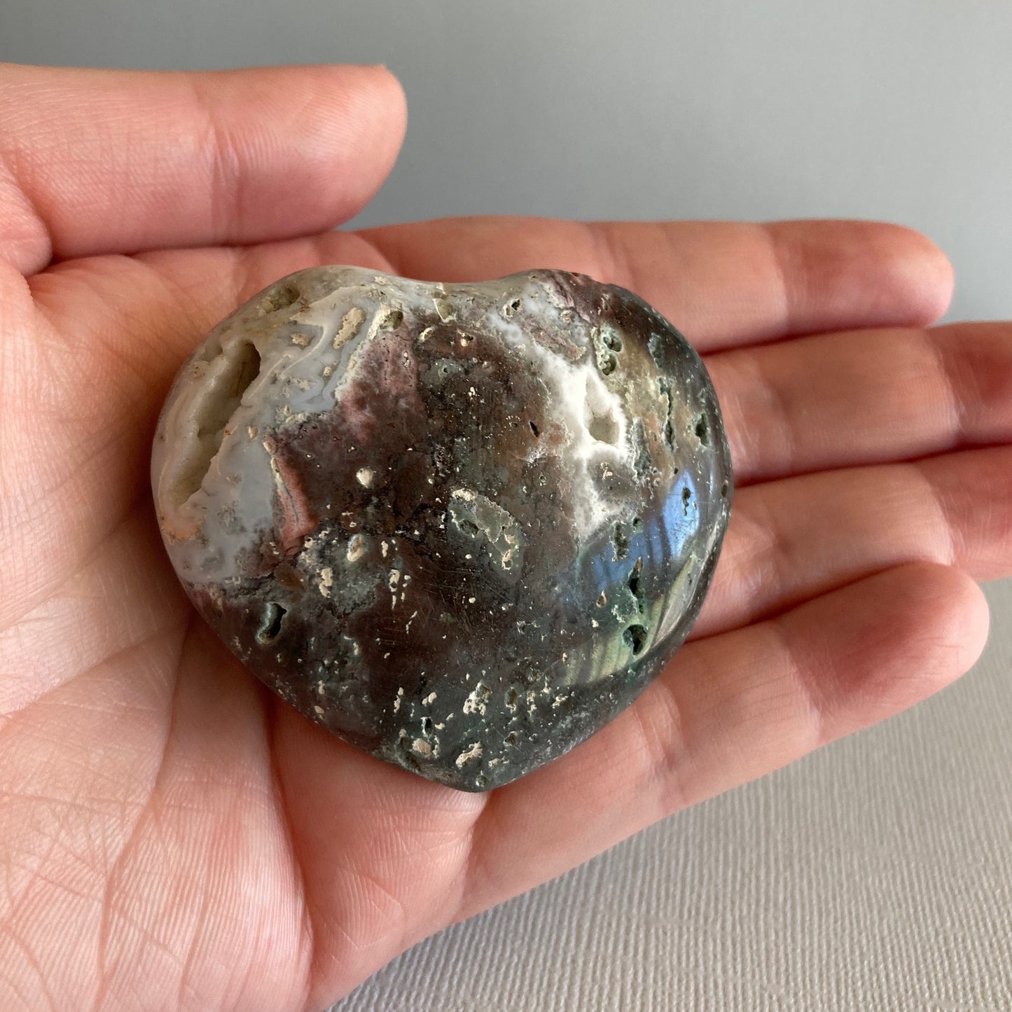 Bubble Ocean Jasper Hearts