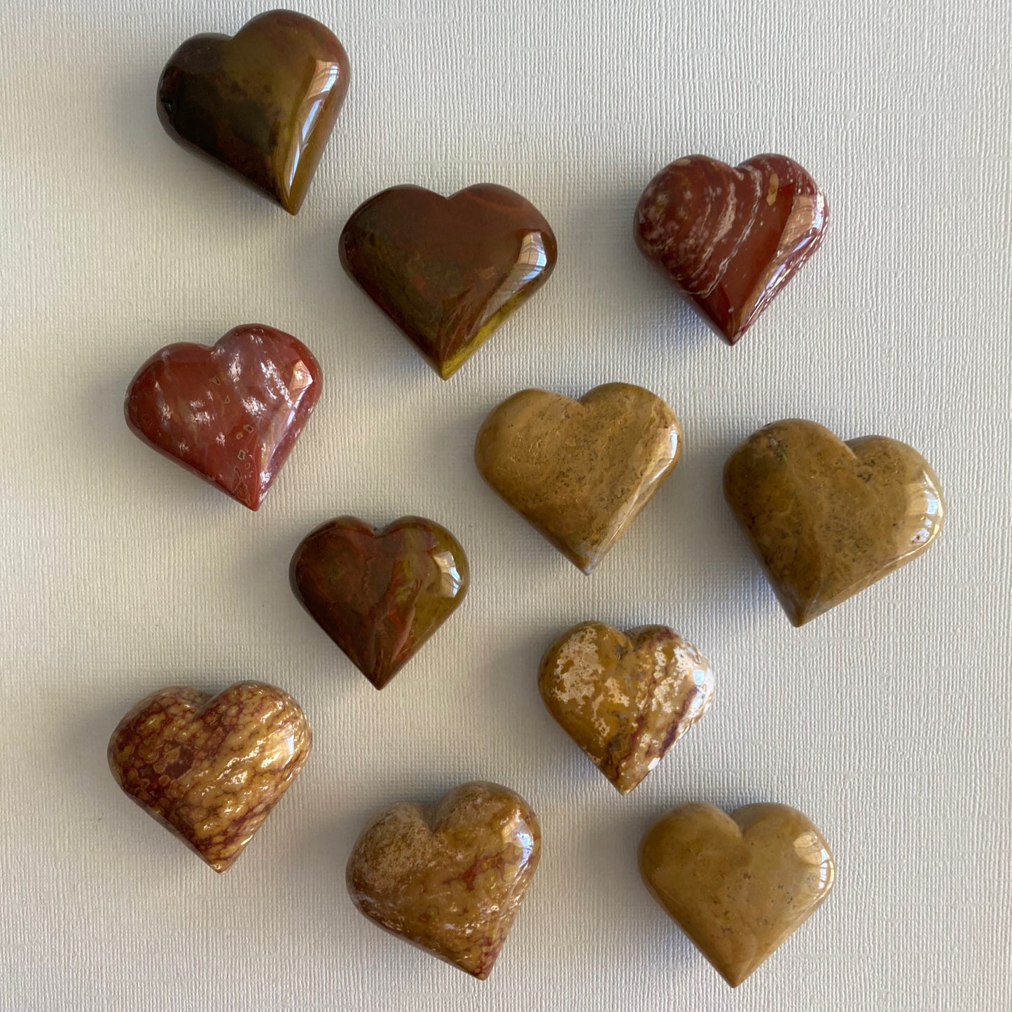 Ocean Jasper Hearts