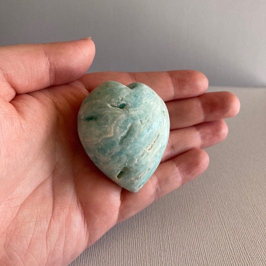 Blue Aragonite Hearts