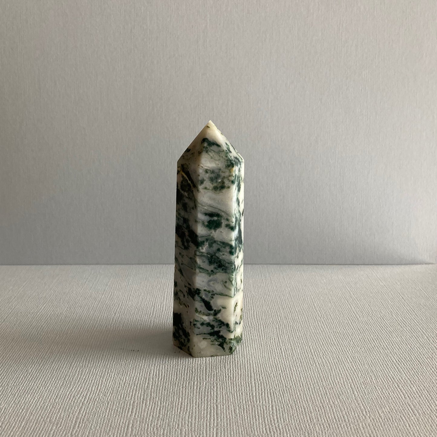 Moss Agate Tower - 90mm