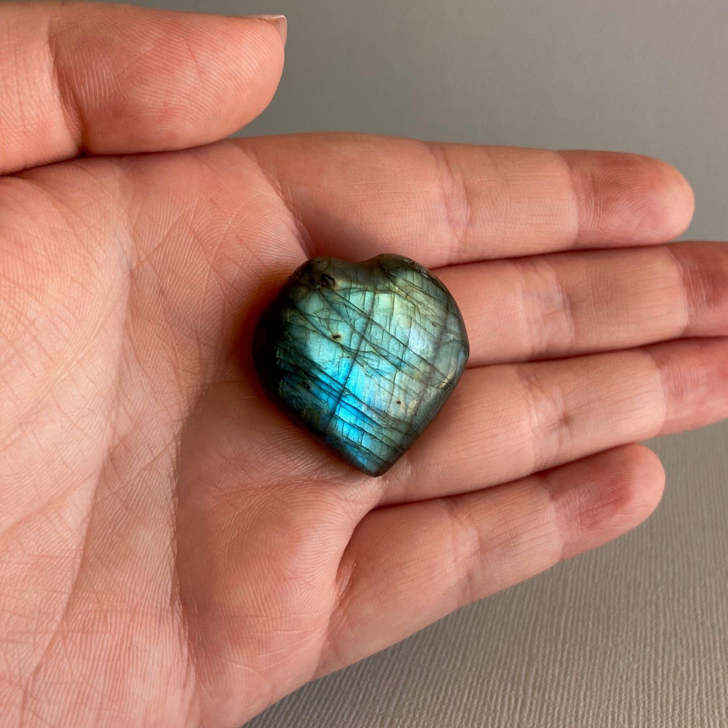 Labradorite Hearts - High Quality