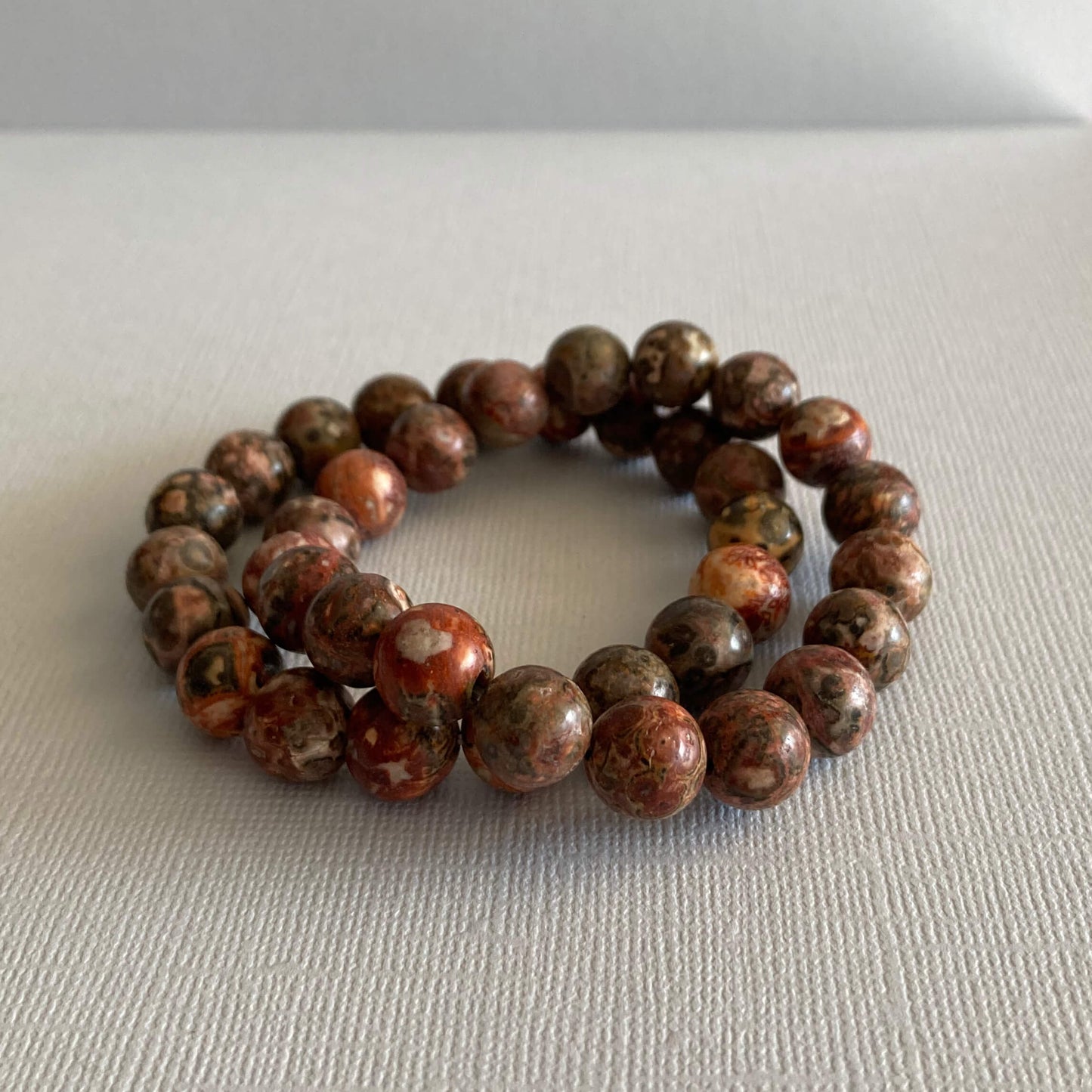 Leopardite / Leopard Skin Jasper Bracelets - 10mm