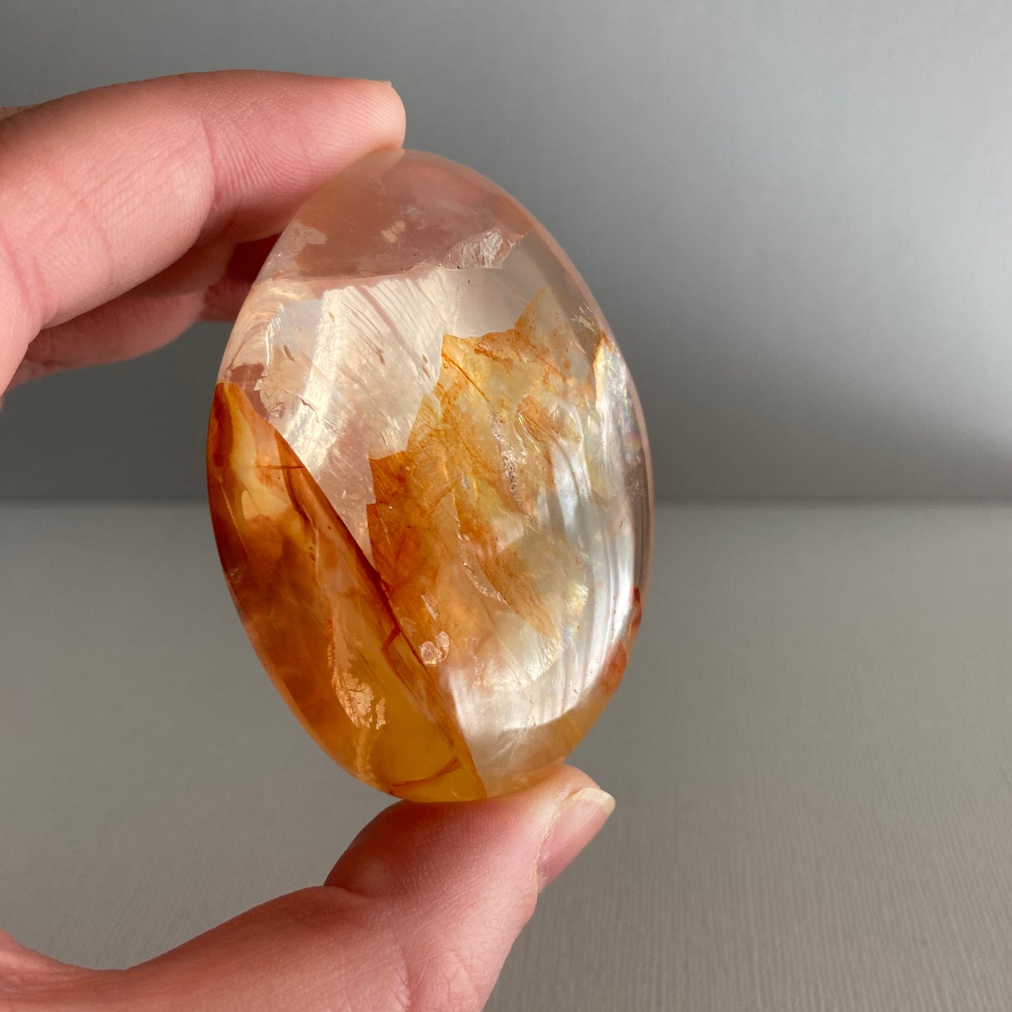 Fire Quartz / Hematoid Quartz Palms