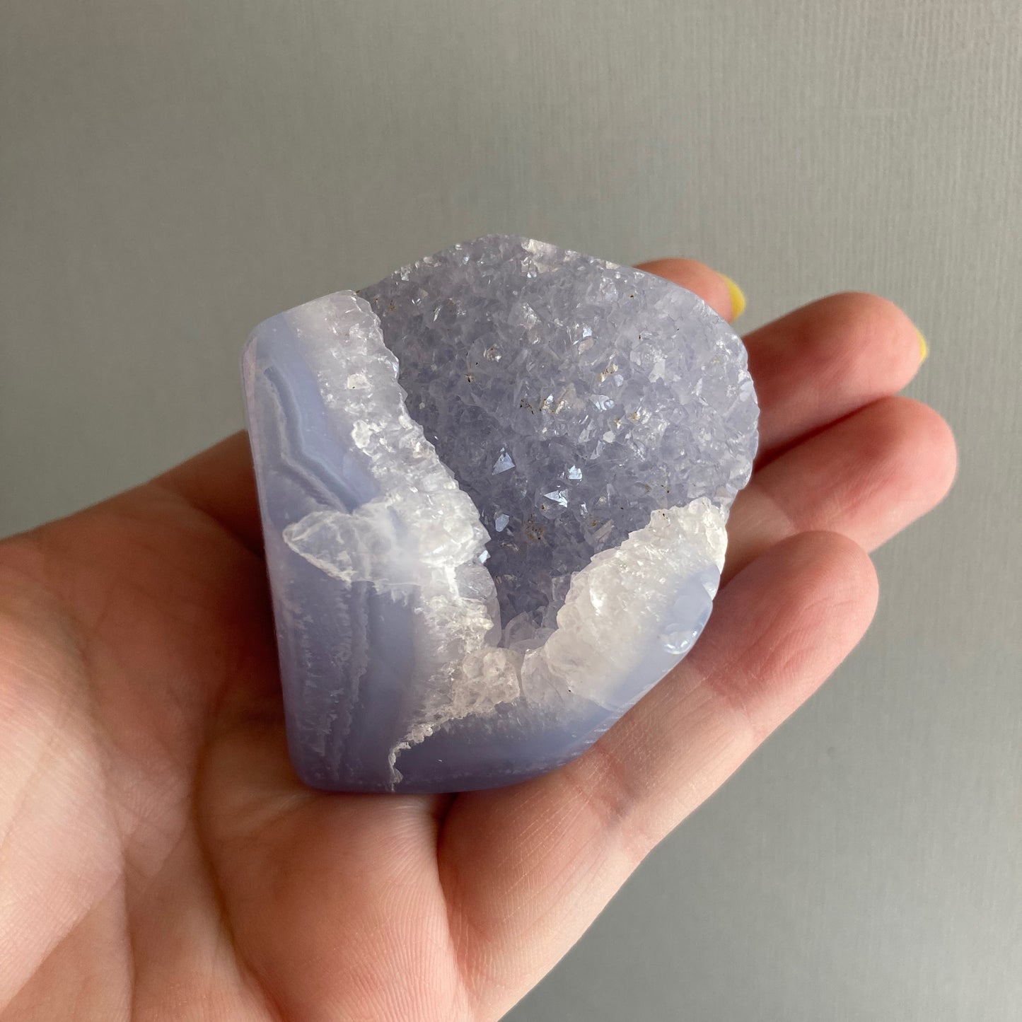 Druzy Blue Lace Agate Freeform - 134g