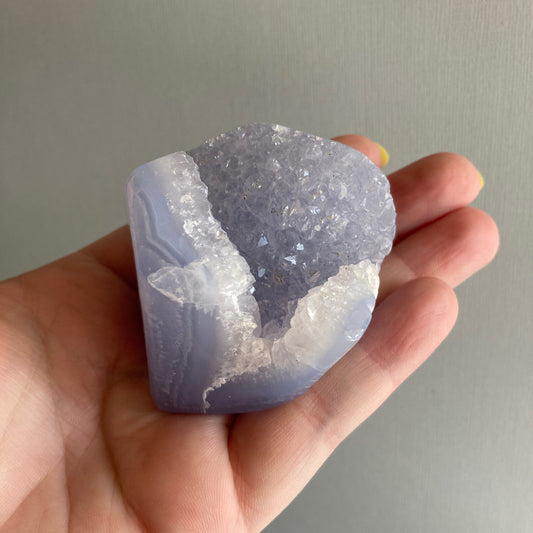 Druzy Blue Lace Agate Freeform - 134g