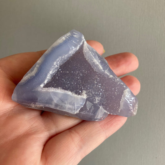 Druzy Blue Lace Agate Freeform - 62g