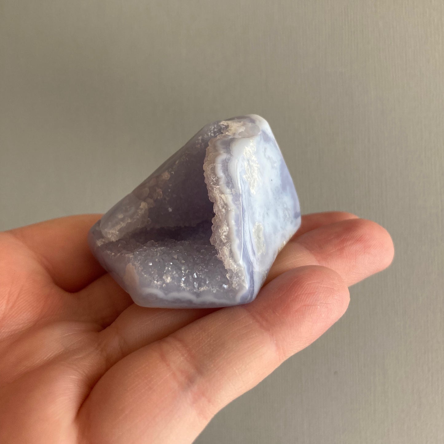 Druzy Blue Lace Agate Freeform - 55g