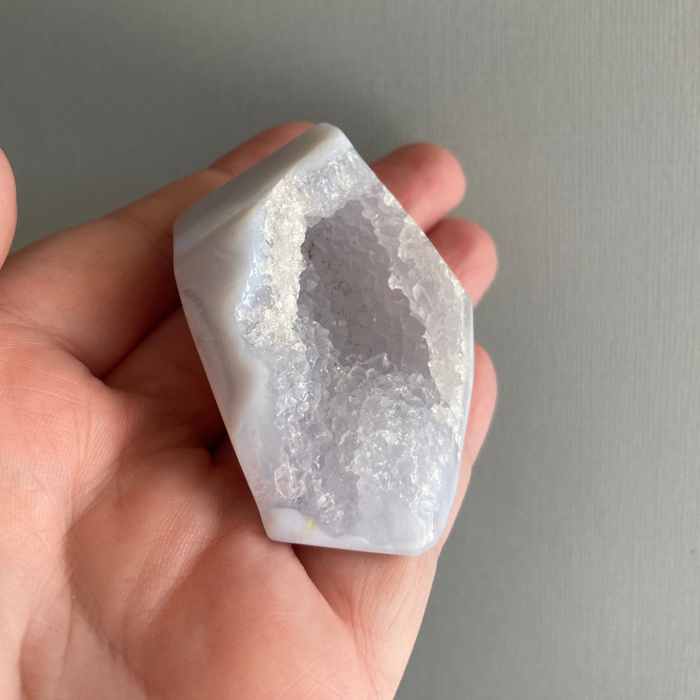 Druzy Blue Lace Agate Freeform - 52g