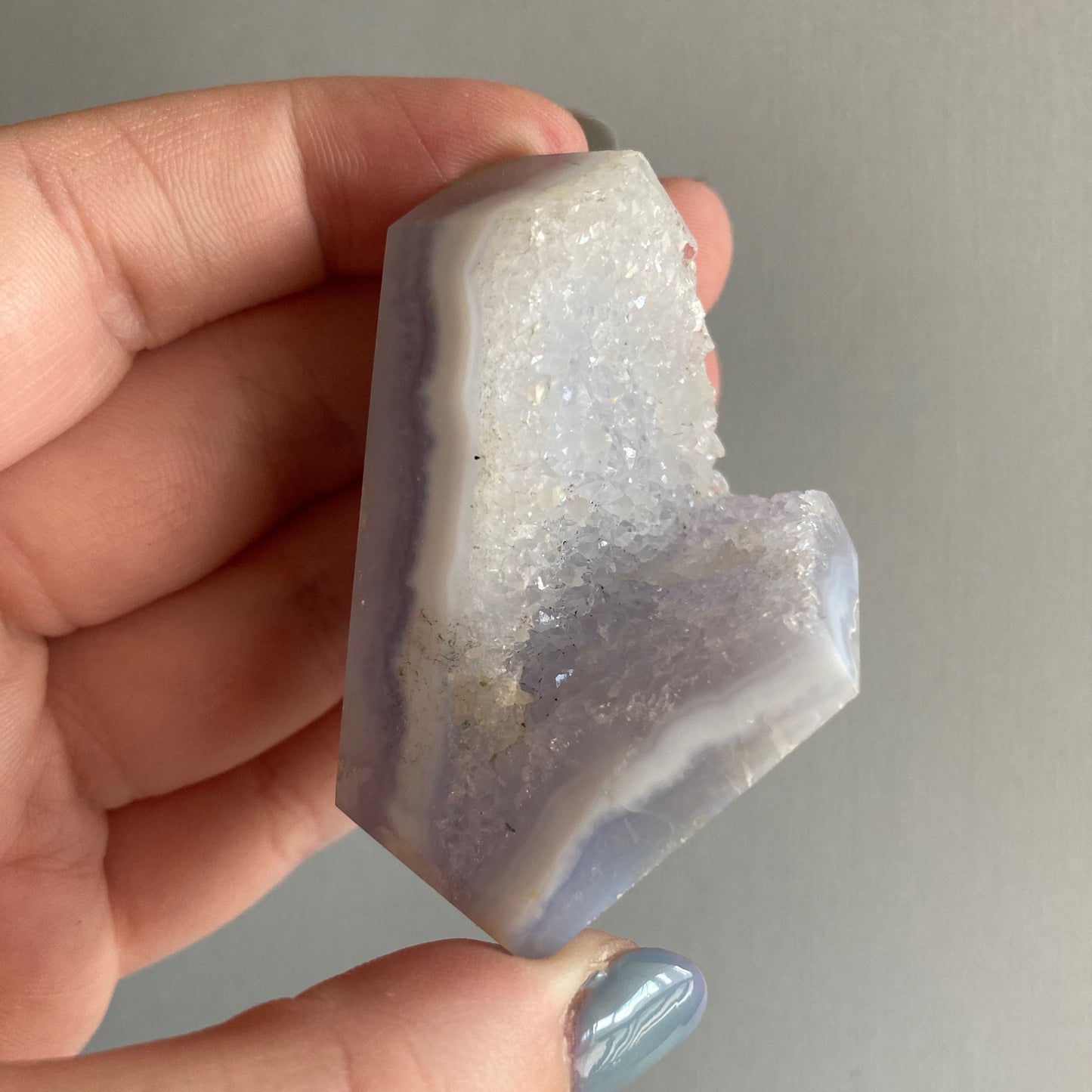 Druzy Blue Lace Agate Freeform - 63g