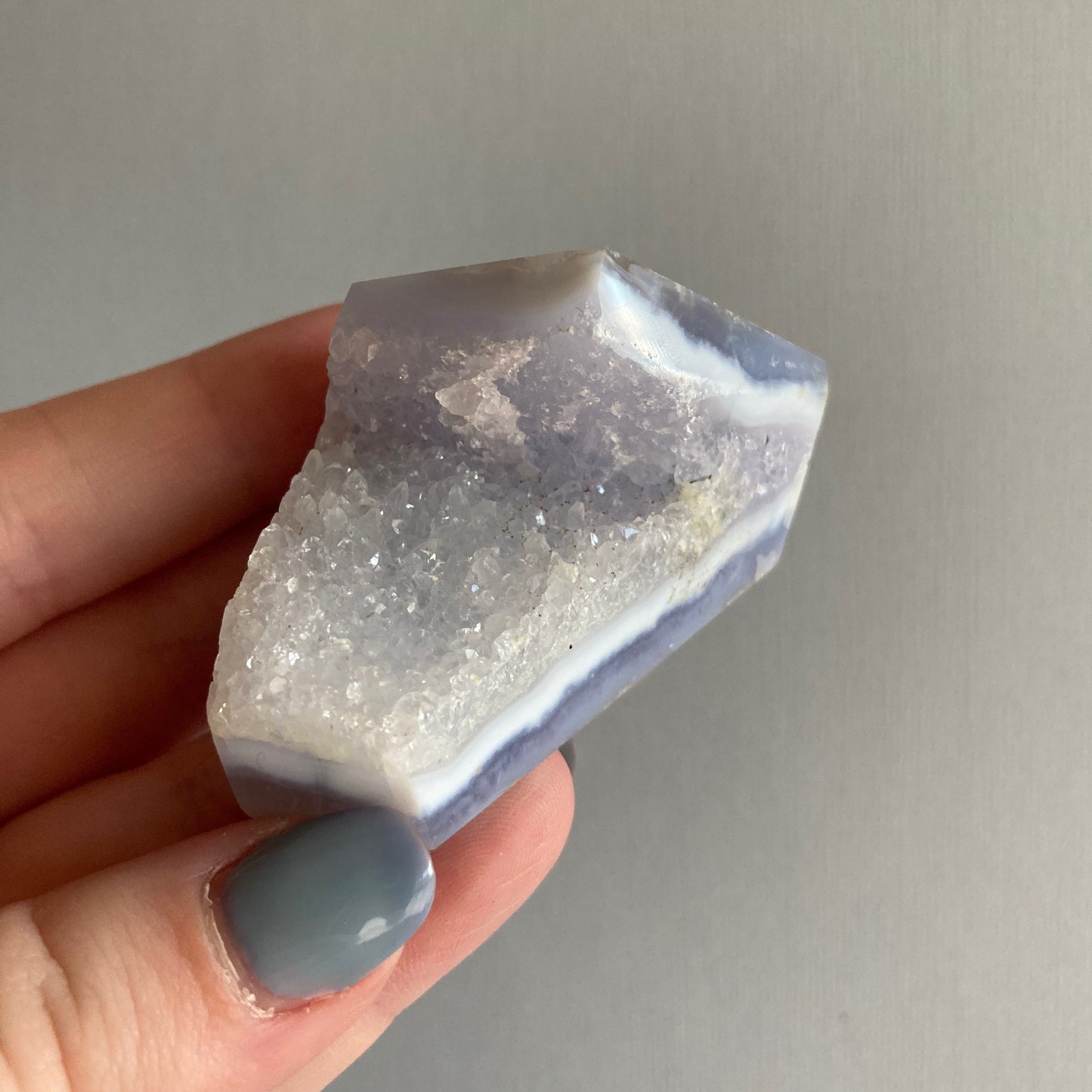 Druzy Blue Lace Agate Freeform - 63g