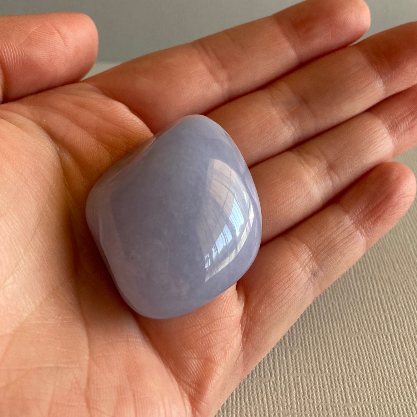 Blue Lace Agate / Blue Chalcedony Freeform Tumbles