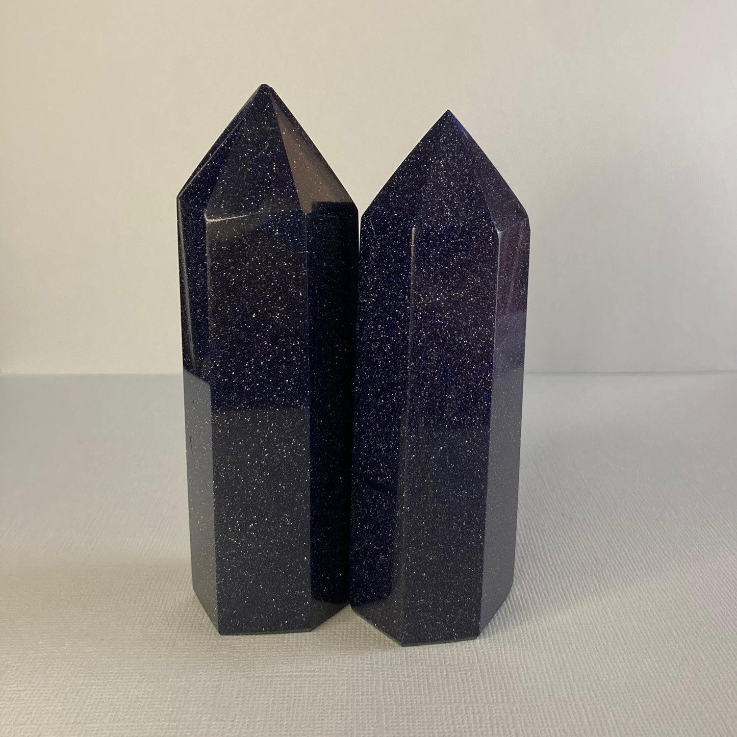 Blue Goldstone / Blue Sandstone Towers - Large