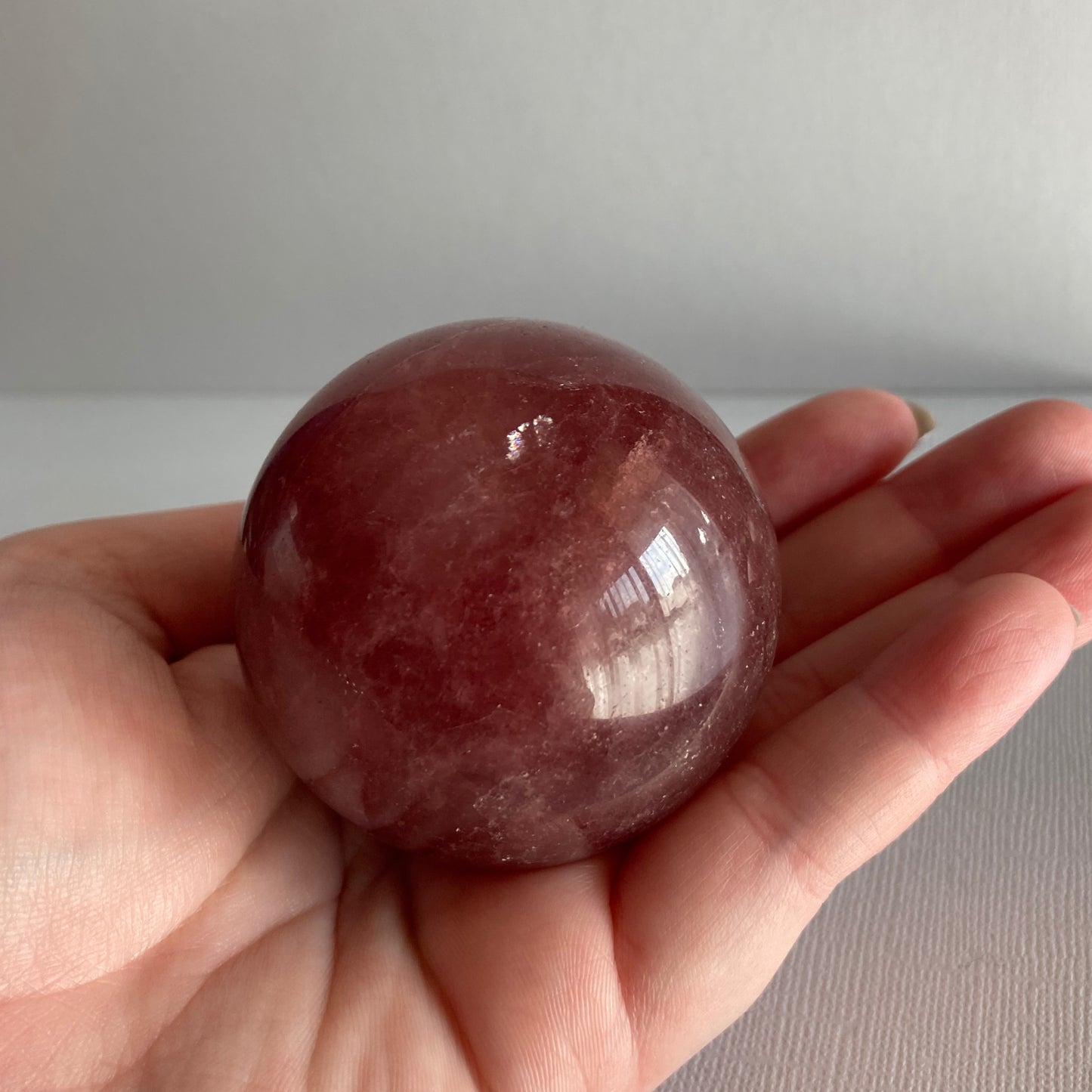 Strawberry Quartz / Red Aventurine Spheres