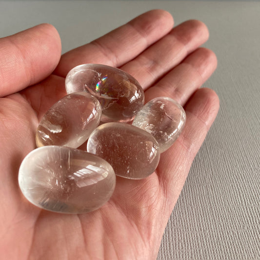 Clear Quartz Tumbles